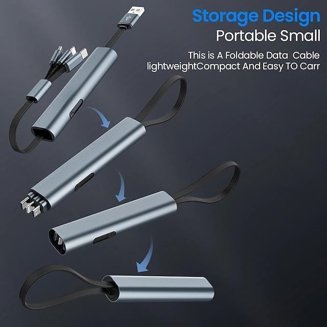 3-i-1 snabbladdningskabelđ±
