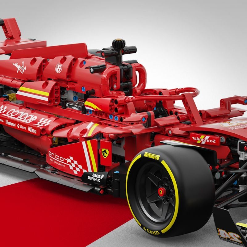 Montering av F1-racerbilleksaker