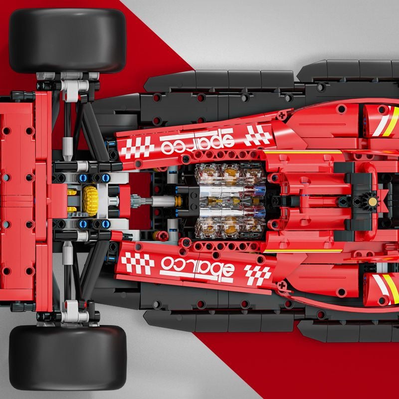 Montering av F1-racerbilleksaker