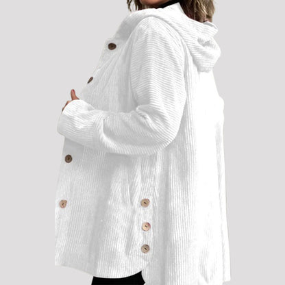 🍂 Rento samettitakki hupulla syksyyn 🧥