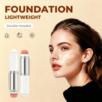 🎁Sista dagen KÖP 1 FÅ 2 GRATIS🎉Cover Cream Stick V med avtagbar borste - Koreansk hudvårdsfärgförändrande foundationstift med kollagenkapslar