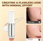 🎁Sista dagen KÖP 1 FÅ 2 GRATIS🎉Cover Cream Stick V med avtagbar borste - Koreansk hudvårdsfärgförändrande foundationstift med kollagenkapslar