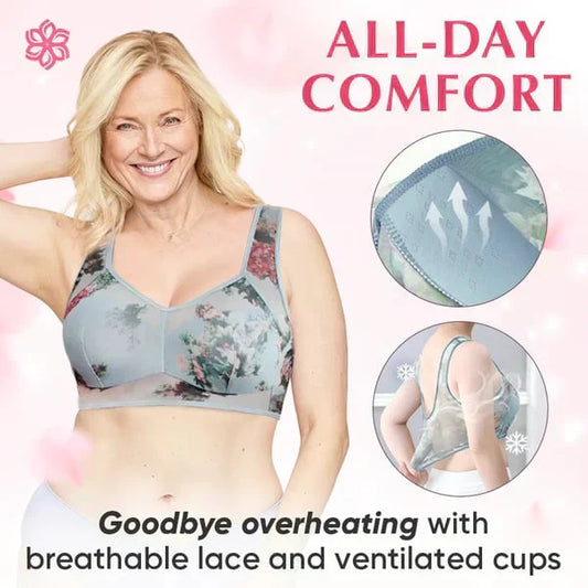 Ice Silk Lace Cool Comfort Bra