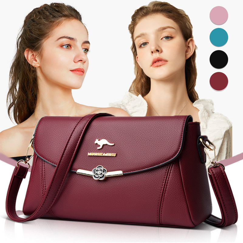 Muodikas naisten klassinen ja elegantti crossbody-laukku
