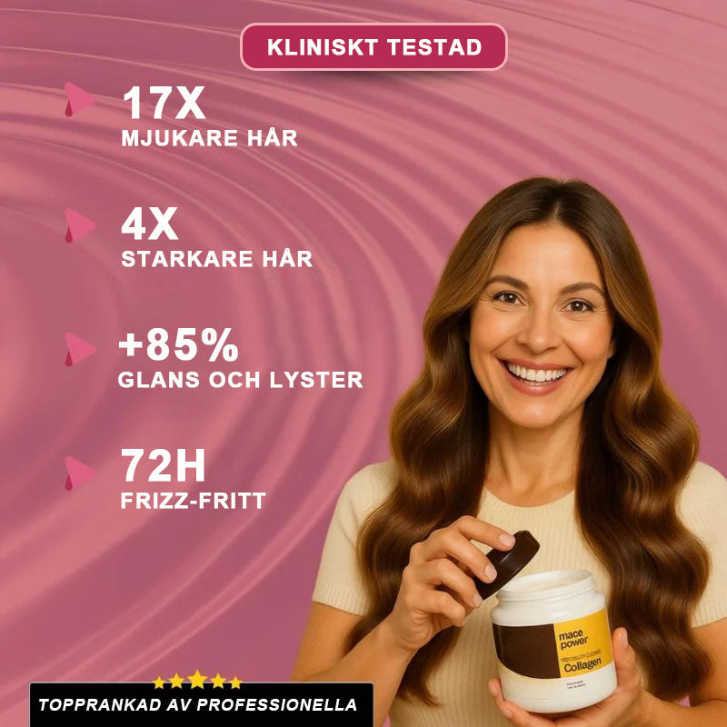 Tee hiuksistasi paksut ja kiiltävät Maca-esanssilla