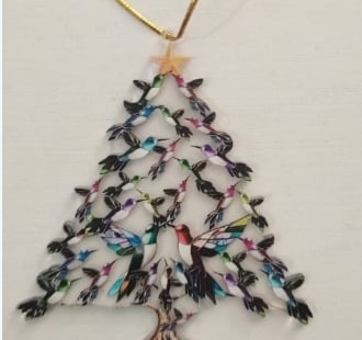 🔥🐦🎄Kolibri-joulukoristeena