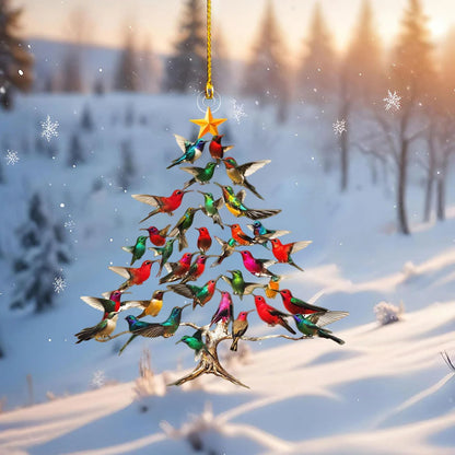 🔥🐦🎄Kolibri-joulukoristeena