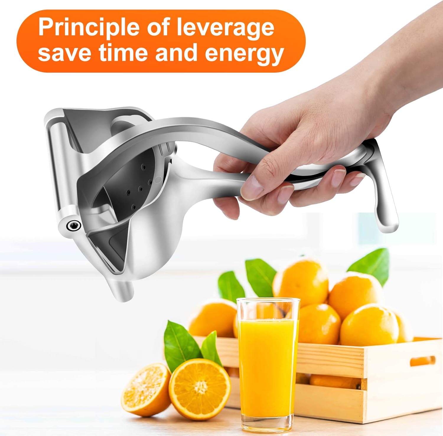 🎁 Kraftig handjuicepress (färsk juice på några sekunder, ingen kladd)