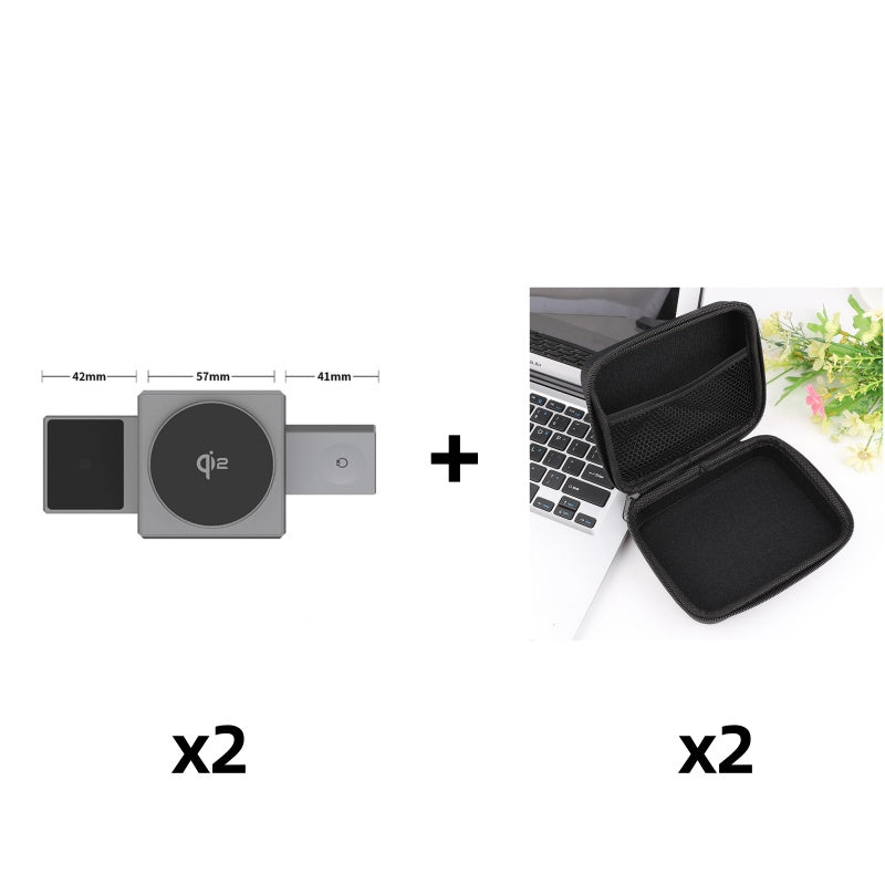 🔥3-in-1 Taitettava Magneettinen Langaton Latausasema