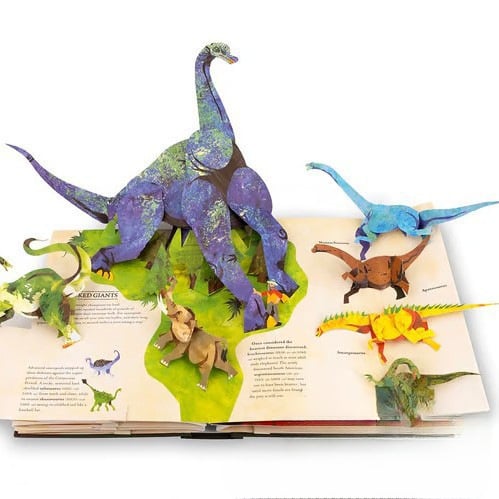 Encyclopedia 3D Esihistorialliset dinosaurukset📙KOVAKANTINEN