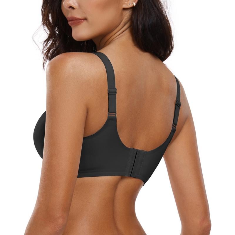 💖Sömlös Push-up-bh Med Vågig Kant
