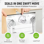 💫 65K+ SOLD! 🛍️ Reusable Aluminum Foil Storage Bags – Durable, Leakproof & Reusable for Everyday Use 🌿