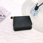 🎁HOT SALE Only $9.99🔥Elegant and Minimalist Women's Slim Short Wallet – with RFID protection, card slots, a bill compartment, and an ID window