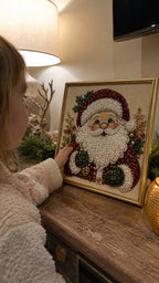 ⚡50K+ SÅLDA!🧘Avkopplande & nybörjarvänlig - 🎨💎DIY jul-pärldiamantmålningskonstkit