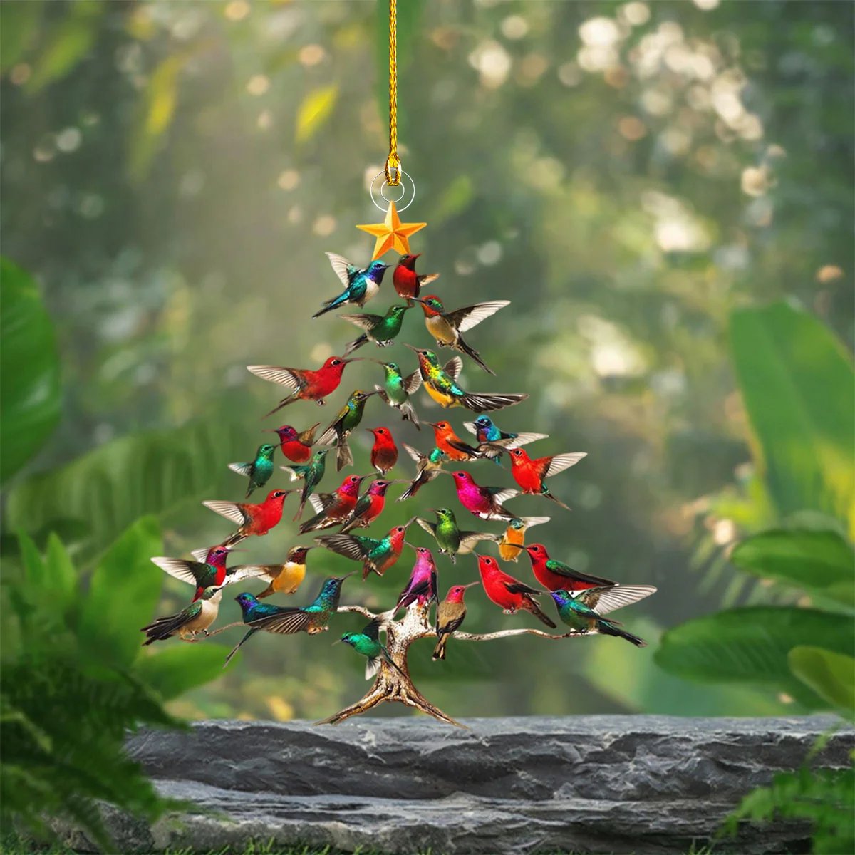🔥🐦🎄Kolibri-joulukoristeena