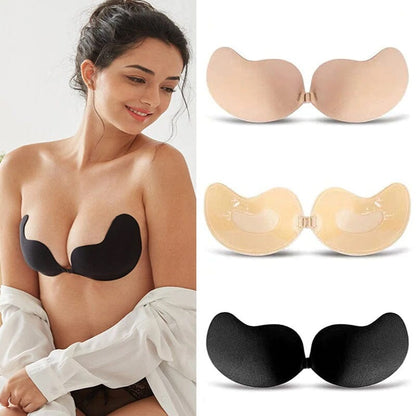 💗OSTA 1, SAA 1 ILMAISEKSI - 2 PARIA 🎁 Itsekiinnittyvä push-up-rintaliivi