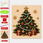 🎄Jul-förhandsrea ￡7.99!!⚡50K+ SÅLDA!🧘Avkopplande & nybörjarvänlig - 🎨💎DIY jul-pärldiamantmålningskonstkit