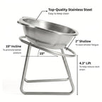 🥣🐱🐶 50 % RABATT! 15° Lutande Matskål för Katter & Hundar – Naturligare Ätposition & Skonsammare Design ✨