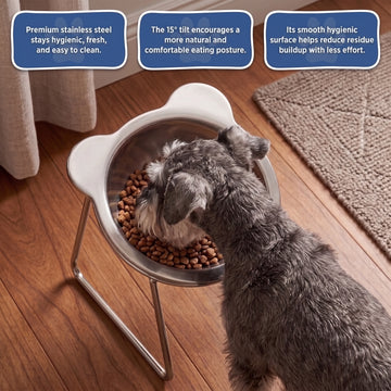 🥣🐱🐶 50 % RABATT! 15° Lutande Matskål för Katter & Hundar – Naturligare Ätposition & Skonsammare Design ✨
