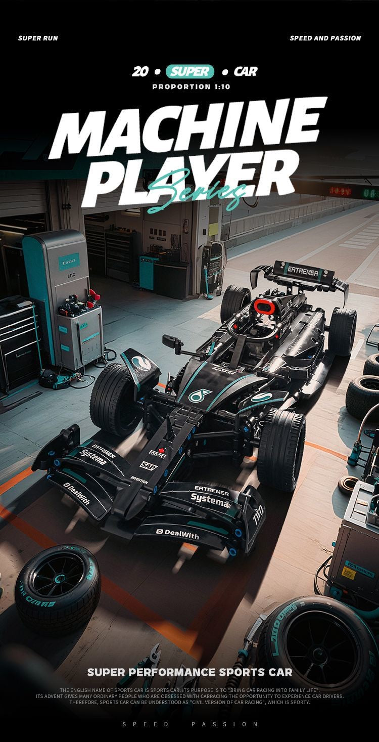 Monterade racerbilleksaker