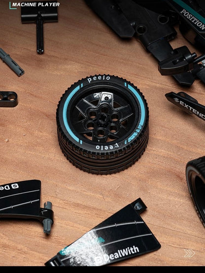 Monterade racerbilleksaker