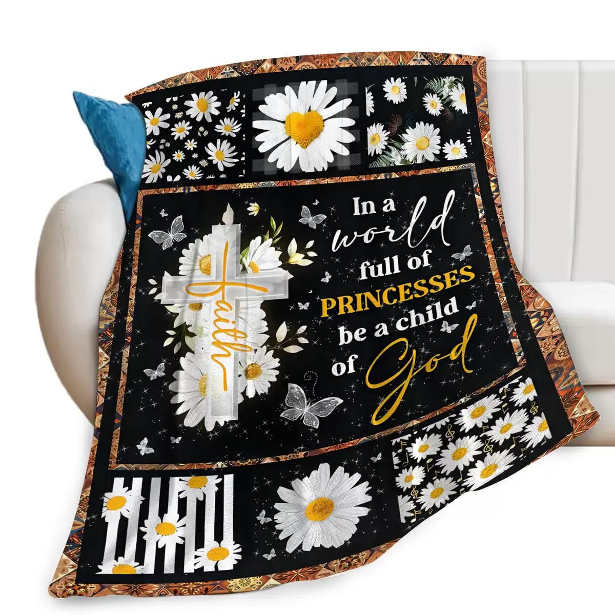 🎁 Begränsad tid 50 % rabatt✨Troinspirerad mysig, ultramjuk pläd | Ultramjuk komfort med inspirerande design🛋️