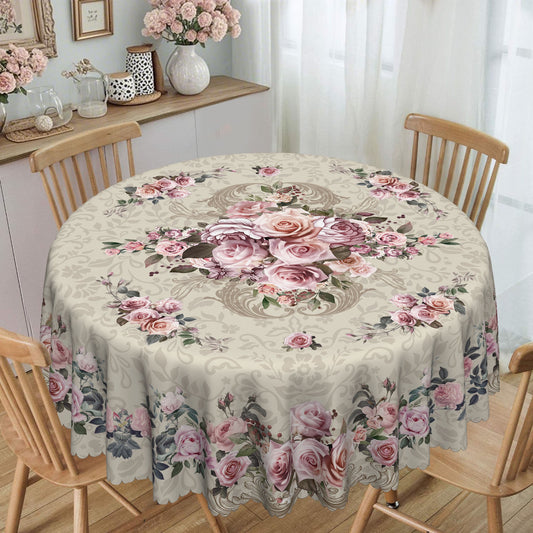 Kukallinen pöytäliina - tahrankestävä!