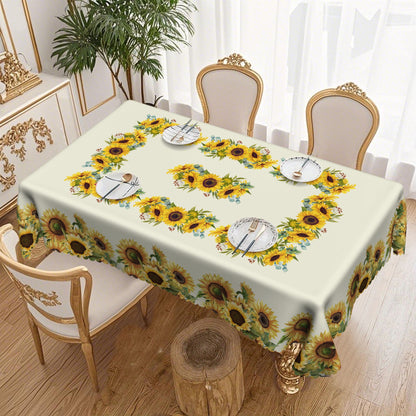 Kukallinen pöytäliina - tahrankestävä!