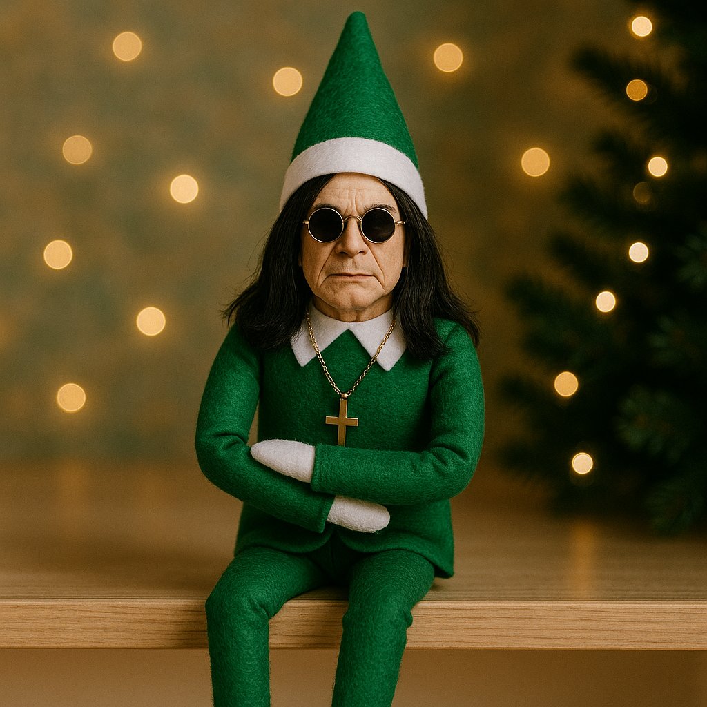 Ozzy jultomtedocka