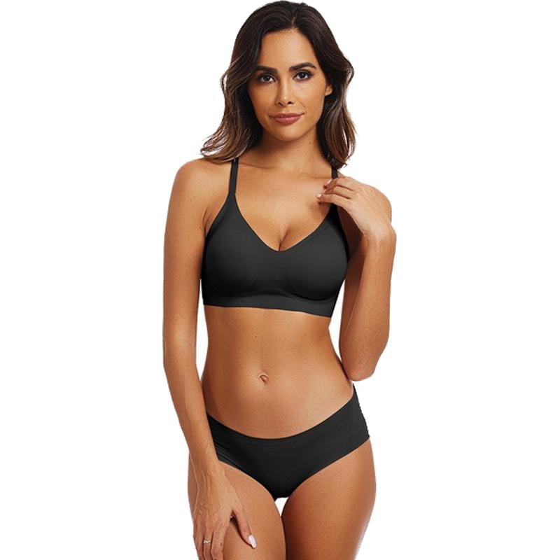Naisten saumattomat rintaliivit Ei Underwire Comfort Push Up Bra -💥3 pakkaus