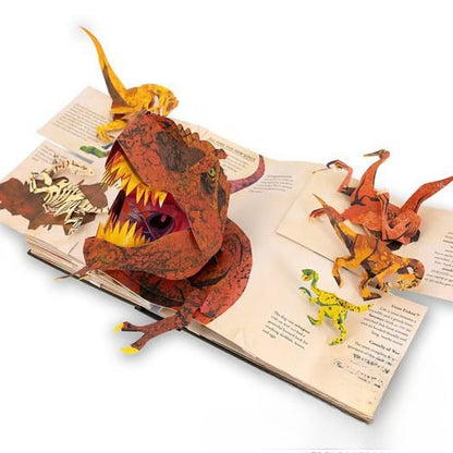 Encyclopedia 3D Esihistorialliset dinosaurukset📙KOVAKANTINEN