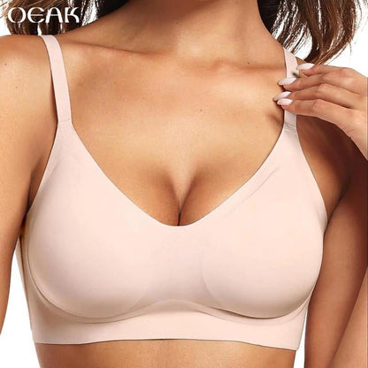 Naisten saumattomat rintaliivit Ei Underwire Comfort Push Up Bra -💥3 pakkaus