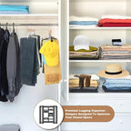 Clothes hanger with clips