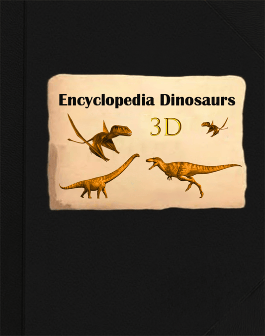 Encyclopedia 3D Esihistorialliset dinosaurukset📙KOVAKANTINEN