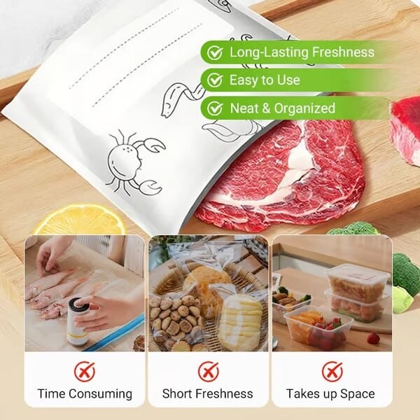 💫 65K+ SOLD! 🛍️ Reusable Aluminum Foil Storage Bags – Durable, Leakproof & Reusable for Everyday Use 🌿