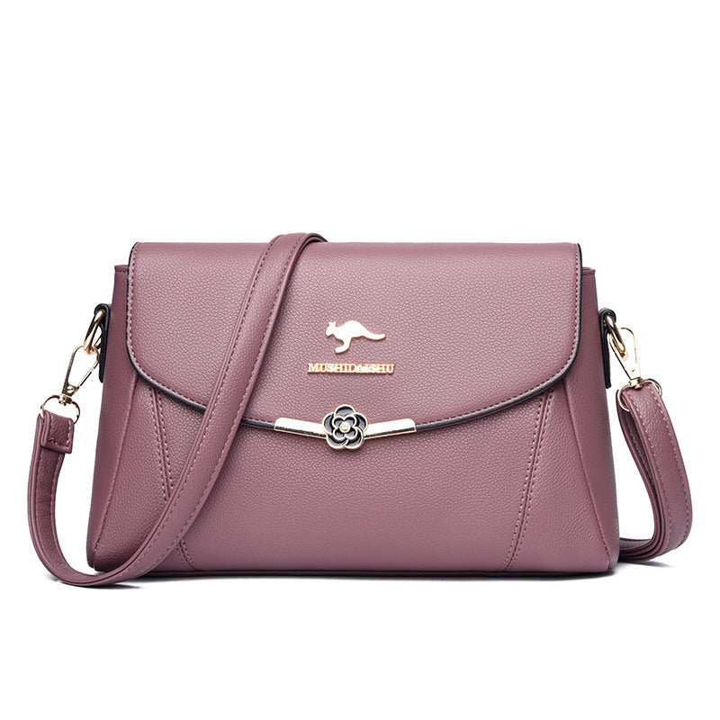 Muodikas naisten klassinen ja elegantti crossbody-laukku