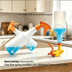 🔥🌟💦 3-pack universaladapter för 360° sprayflaska