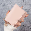 🎁HOT SALE Only $9.99🔥Elegant and Minimalist Women's Slim Short Wallet – with RFID protection, card slots, a bill compartment, and an ID window