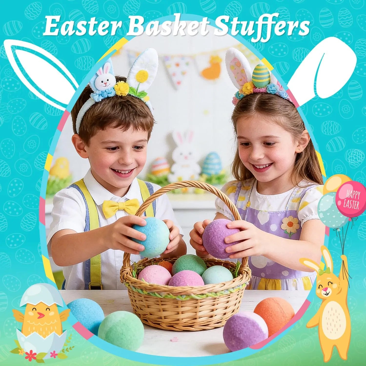 \xf0\x9f\x9b\x81 Natural Bath Bombs for Kids with Mega Bubbles & Surprise Inside \xf0\x9f\xa5\x9a\xe2\x9c\xa8 Same as in the video - \xe2\x9c\xa86 Pcs