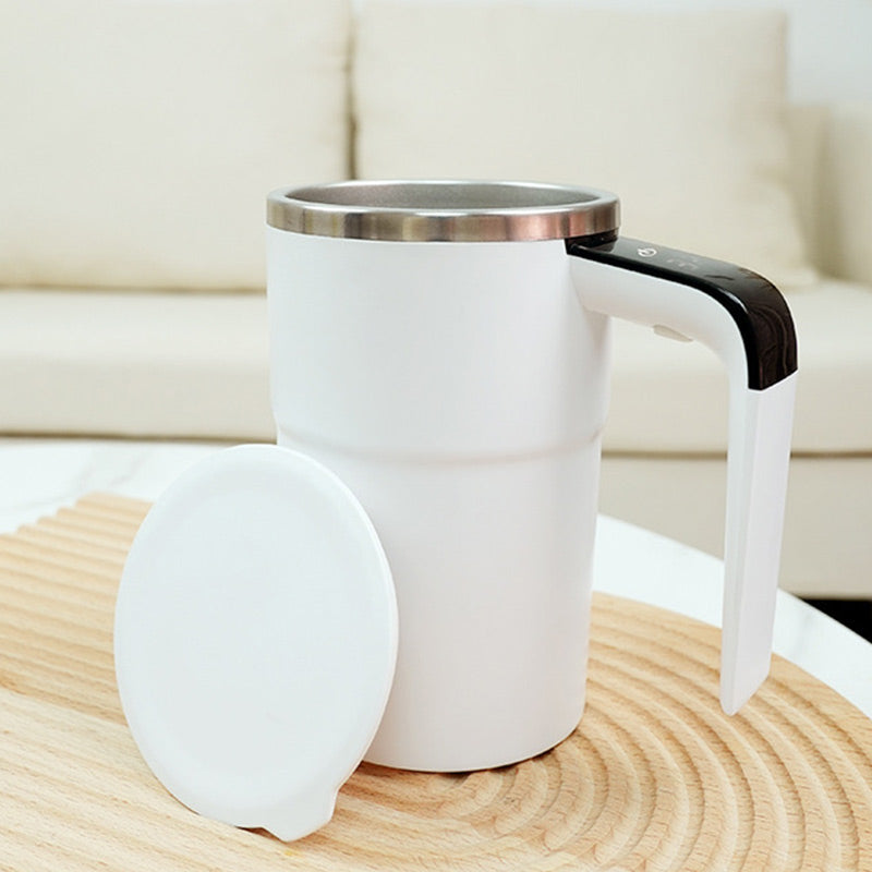 💥☕ Set med uppladdningsbara, automatiska, magnetiska omrörare för kaffe