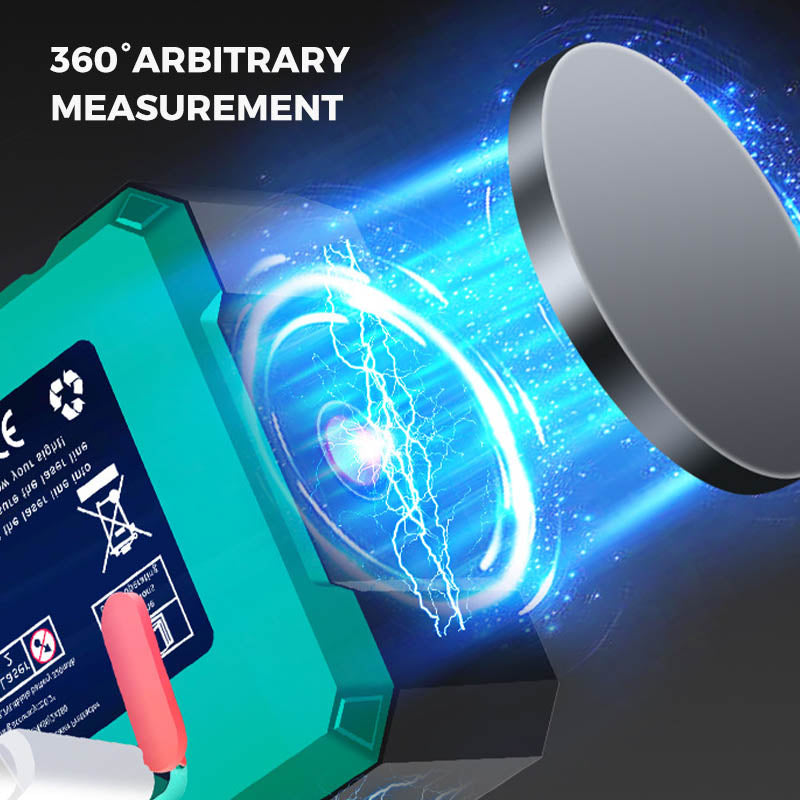 Magneettinen digitaalinen kulmamittari elektronisella laserilla