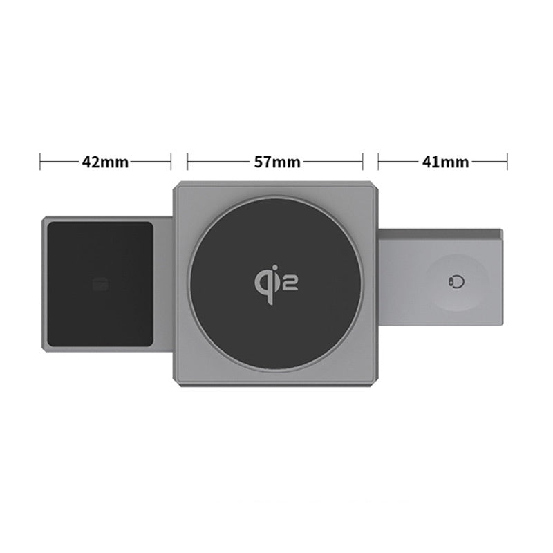 🔥3-in-1 Taitettava Magneettinen Langaton Latausasema