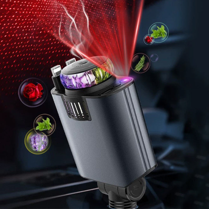 🔋⚡5-in-1 laturi ja aromidiffuusori ja tähtivalokatto