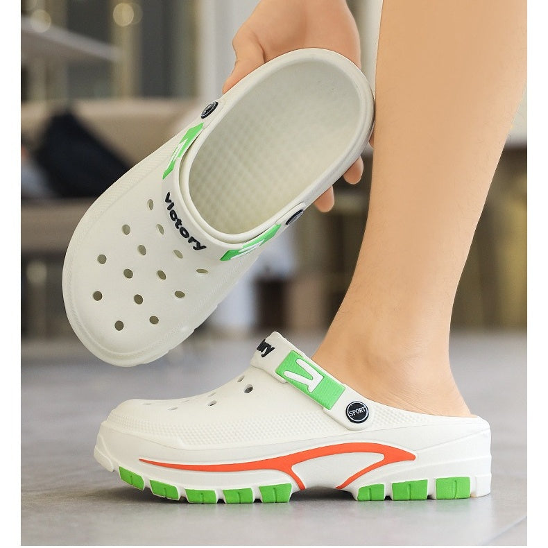 Miesten hengittävät slip-on-sandaalit