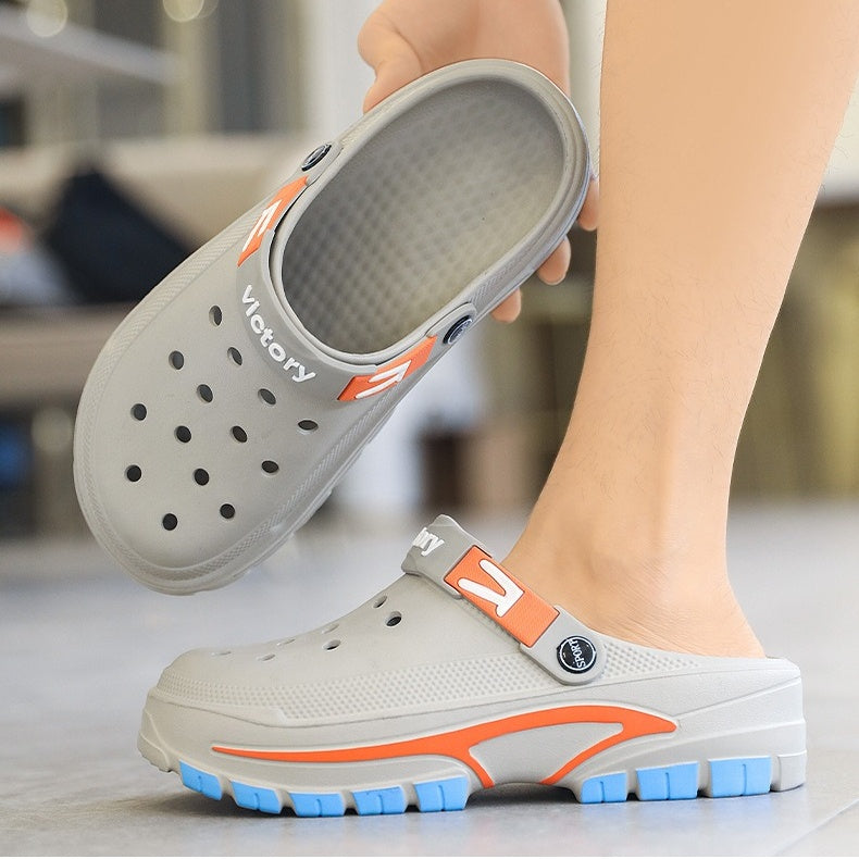 Miesten hengittävät slip-on-sandaalit