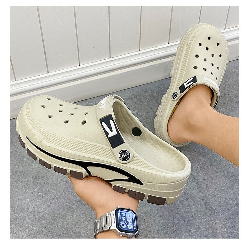Miesten hengittävät slip-on-sandaalit