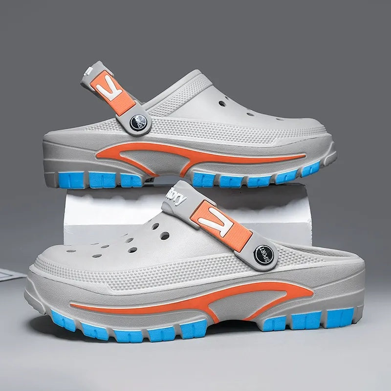 Miesten hengittävät slip-on-sandaalit