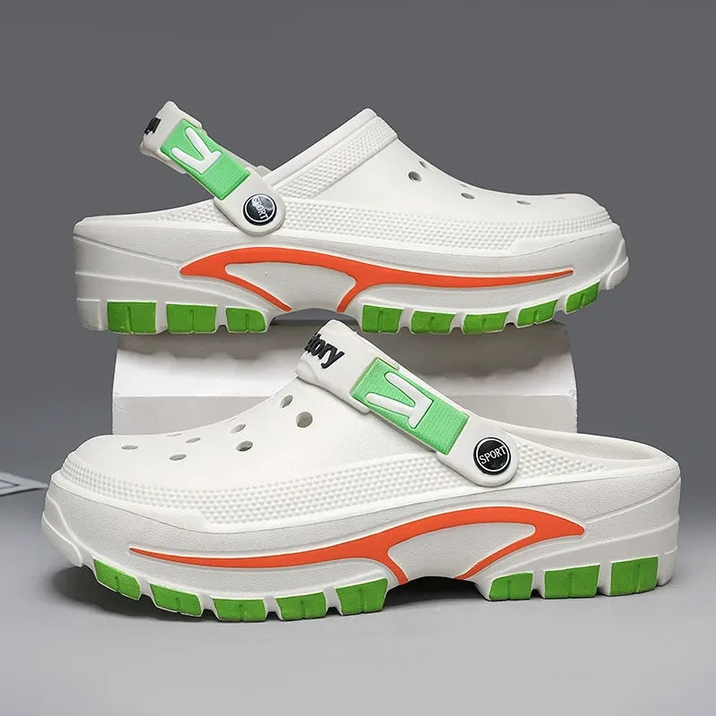 Miesten hengittävät slip-on-sandaalit
