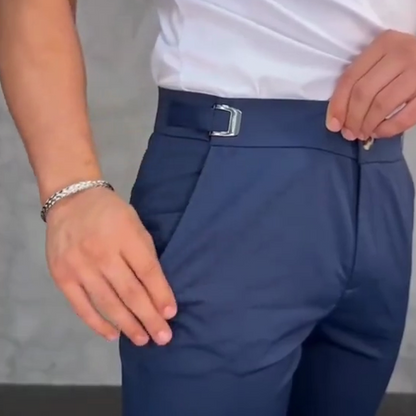 ⏳Erikoistarjoukset⏰Miesten joustavat Slim Fit -housut rajoitetuksi ajaksi【Erittäin joustavat, maksimaalinen mukavuus ja hengittävyys】