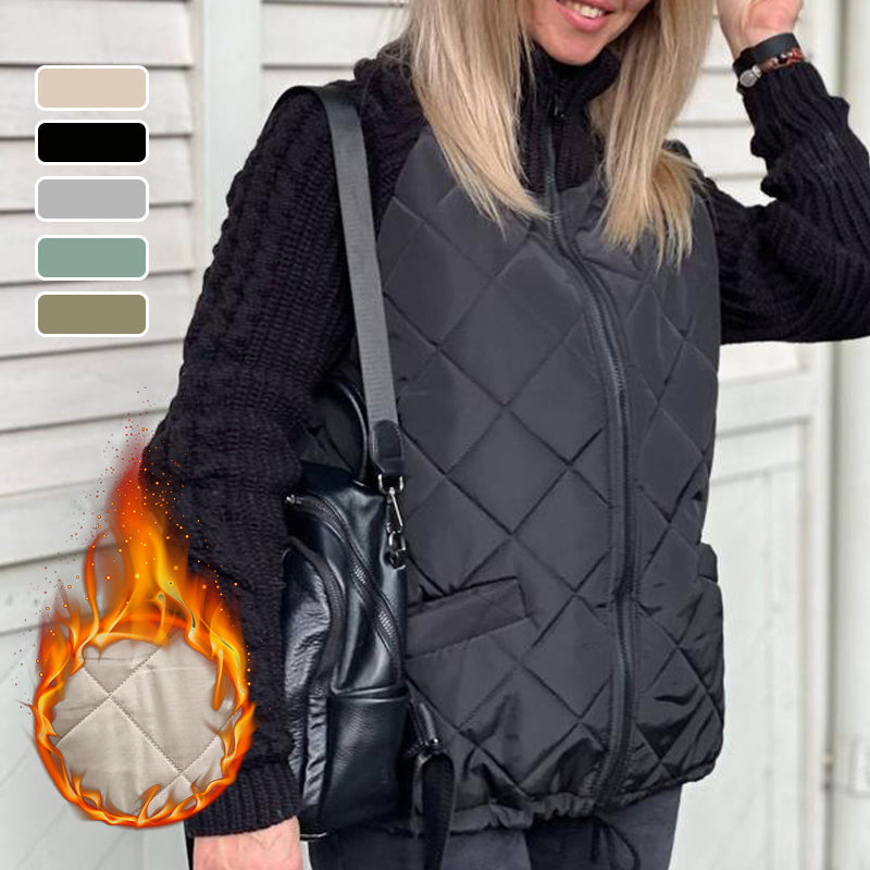 🎁Joulumyynti☃️2025 Uusi naisten neulottu Patchwork Puffy takki